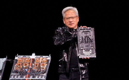 Nvidia CEO Jensen Huang in Shanghai amid China regulatory headwinds