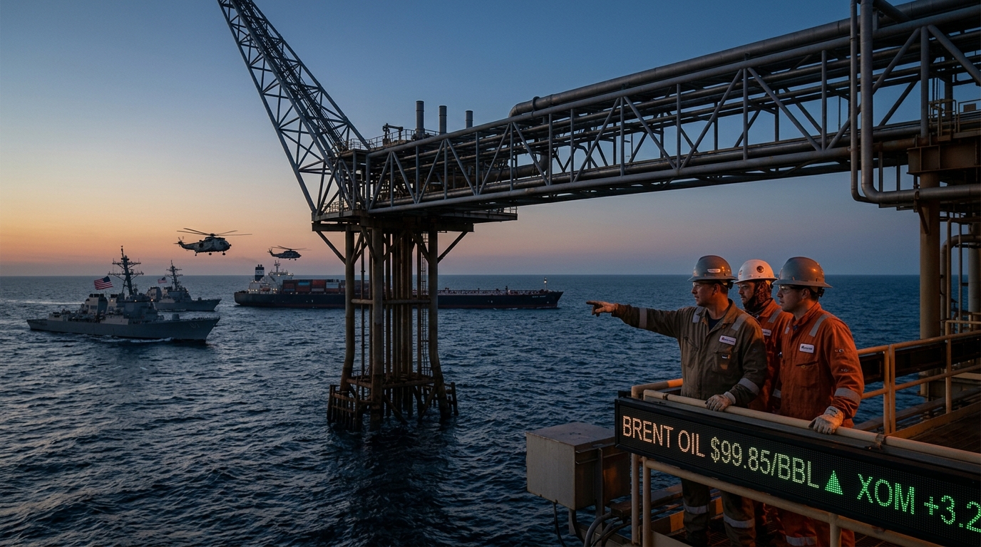 XOM Catches a Bid As Brent Pushes $100