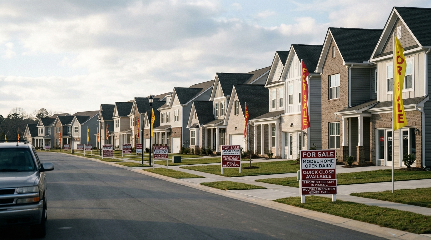 New Homes Aren’t Selling