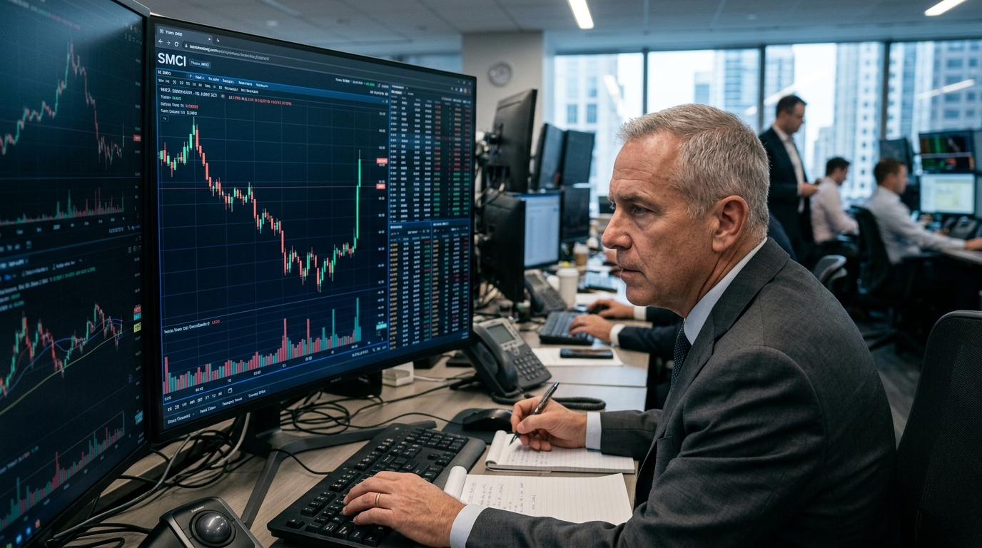 SMCI just bounced 12% overnight after losing a quarter of its value