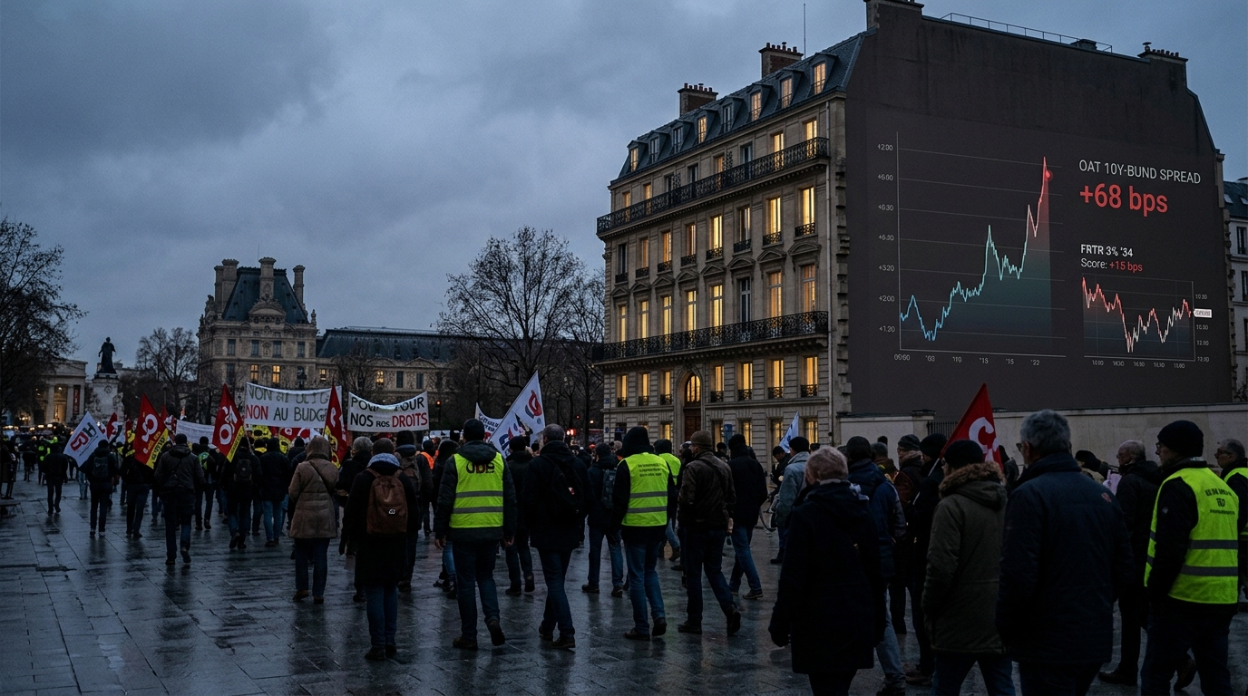 France&rsquo;s Budget Has No Majority. The OAT Spread Keeps Score.