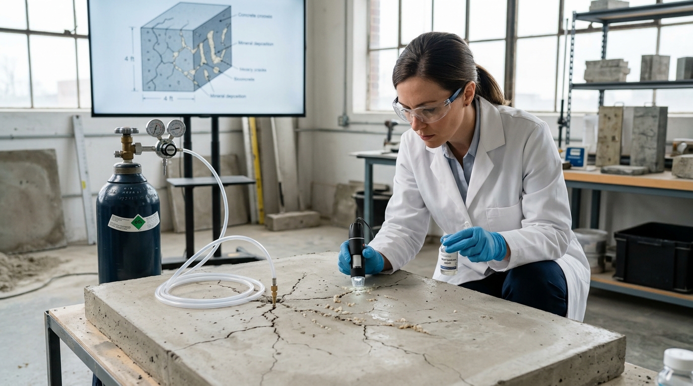 Linde Supplies the Gas That Makes Concrete Repair Itself