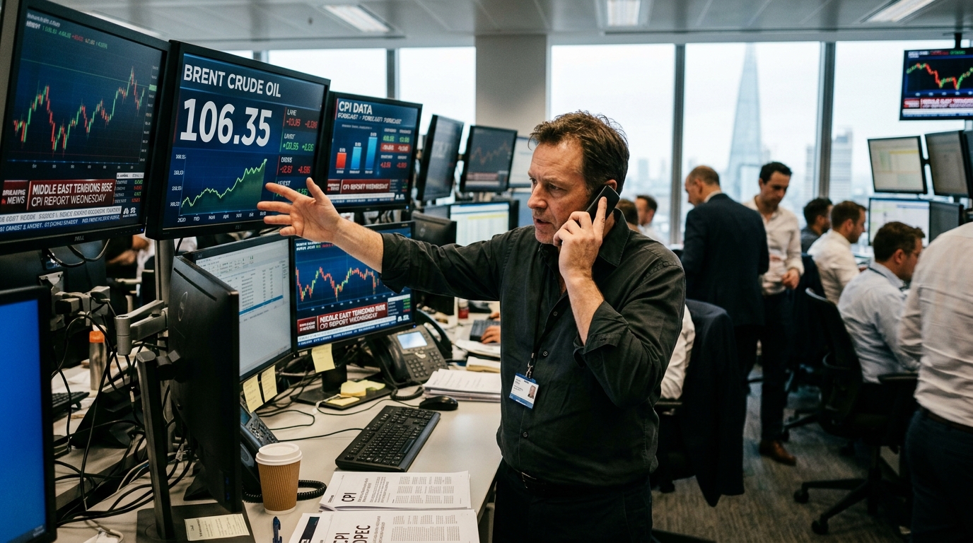Brent at $106 Ahead of CPI. That Mix Could Kill the December Cut.